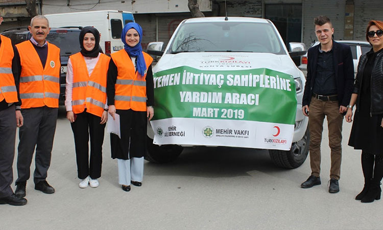 YEMEN AYNİ YARDIM ARACI UĞURLAMA PROGRAMI 